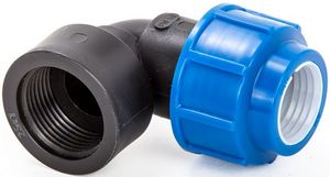 ПЭ  Отвод  32х3/4"  обжим-ВР (Lammin) 160/20